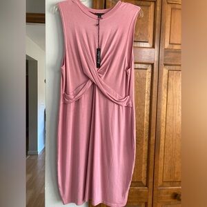NWT Alison Andrews Stretchy Twist front Sleeveless Dress XL